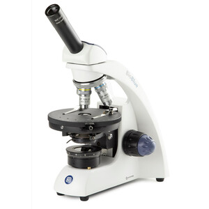 Euromex Microscope Mikroskop BioBlue, BB.4240-P-DLED, mono, pol, DIN, semiplan, 40x-600x, 10x/18, LED, 1W , akku