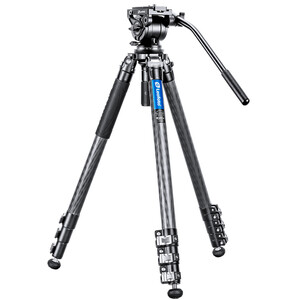 Leofoto Carbon tripod LVM-324C Manba mit Nivelliereinrichtung + Videoneiger BV-10