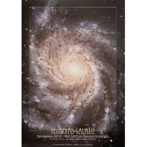 AstroMedia Poster Die Feuerrad-Galaxie