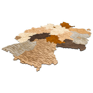 Abraham Wood Decor World map Puzzle aus Holz (200 x 110 cm)