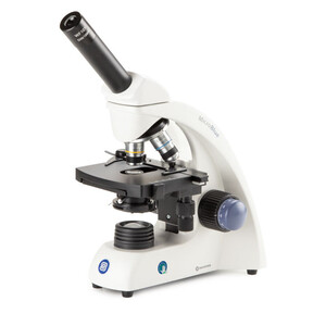 Euromex Microscope MB.1651, mono, DIN 160, achro, 40x-600x, 10x/18, Dl, Akku, LED, 1W