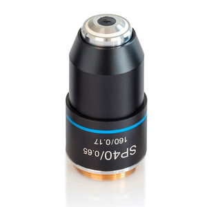 Kern Objective, OBB-A1564, e-plan, achromatic, 40x/0.65, w.d. 0.85mm, spring-loaded, anti-fungus