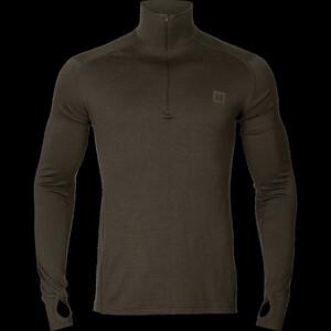 Härkila Base All Season half zip Shadow brown, size XL
