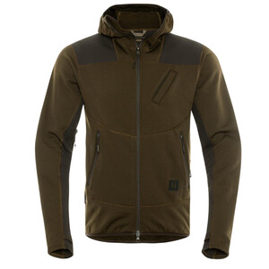 Härkila Deer Stalker Fleece Hoodie, Willow green/Shadow brown, size XL