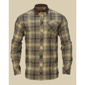 Härkila Driven Hunt shirt, light teak check, size L