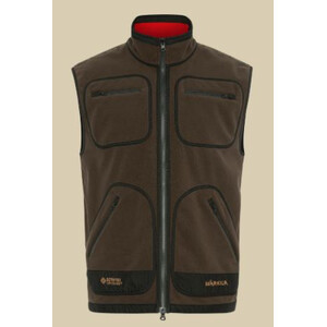 Härkila Kamko fleece vest, brown/red, size XL