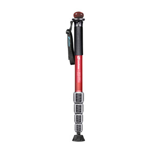 Leofoto Carbon monopod MPQ-325C+CHG-01+SC-70 red
