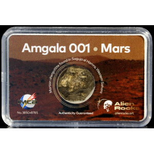 Alien Rocks Amgala 001 Martian Meteorites 0.16 - 0.39 grams