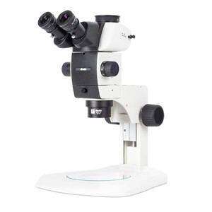 Motic SM7TR-P A1X stereo zoom microscope, trino, 8-56X, wd 90mm, 7:1