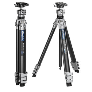 Leofoto Carbon tripod AZ-204C+LH-25R Azure Half Silver