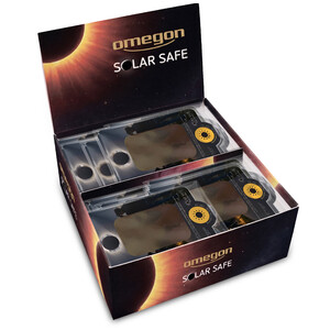Omegon Solar Safe Easy Cam Filter in a display pack of 50