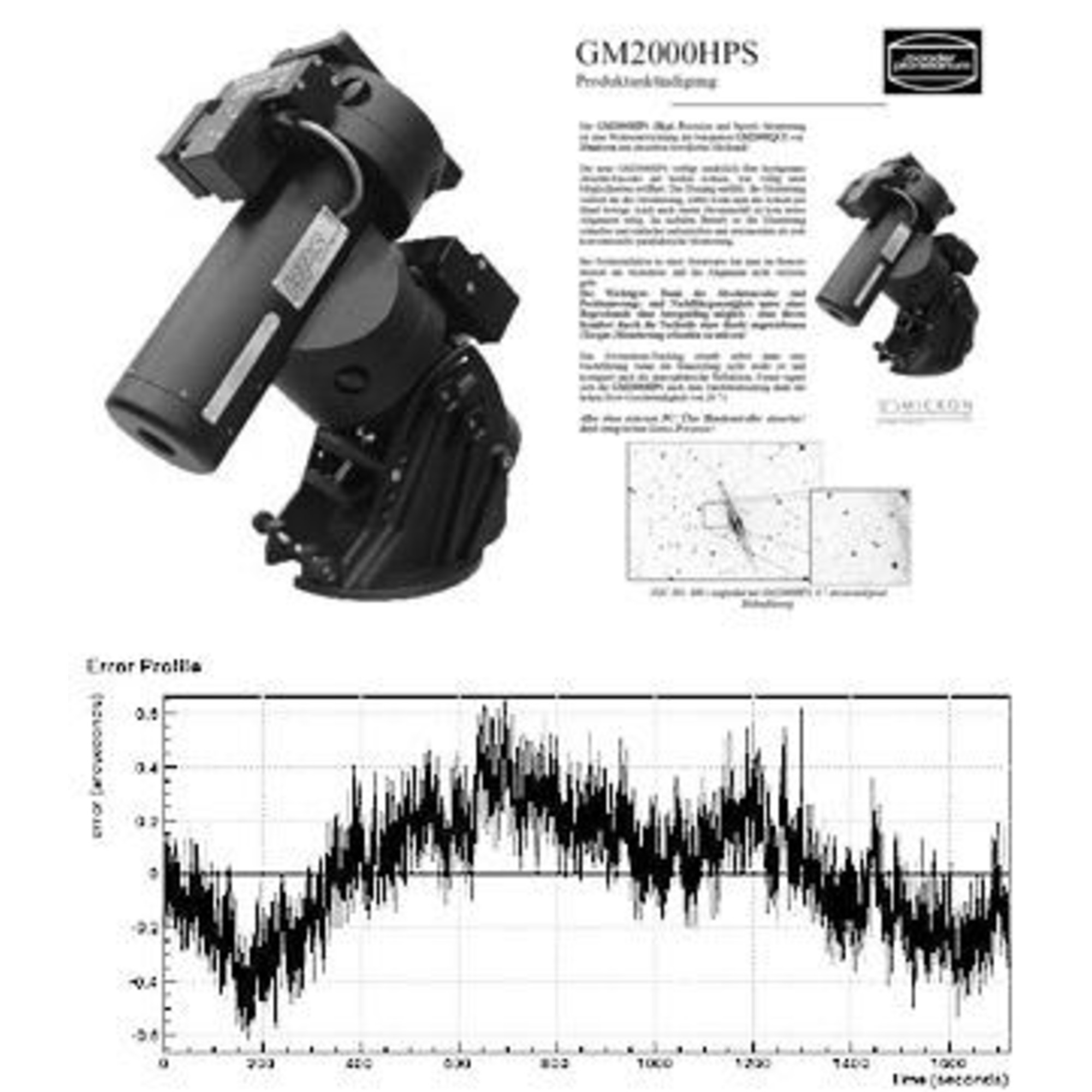 Baader 'Monolith' GM 2000 HPS GoTo equatorial mount (equatorial head