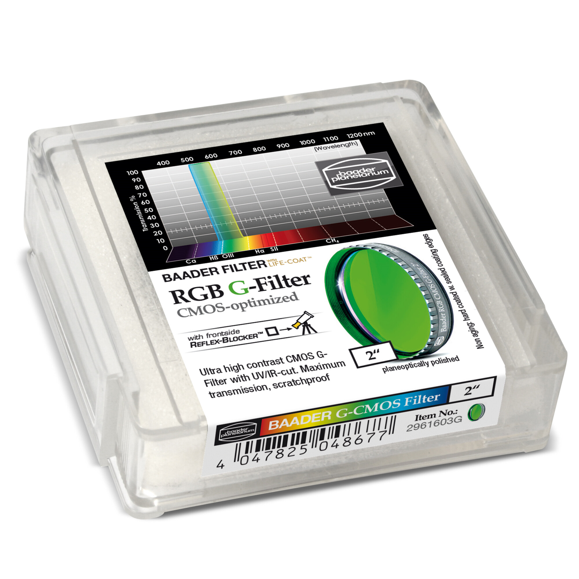 Gabster Filter Baader Filters RGB-G CMOS 2