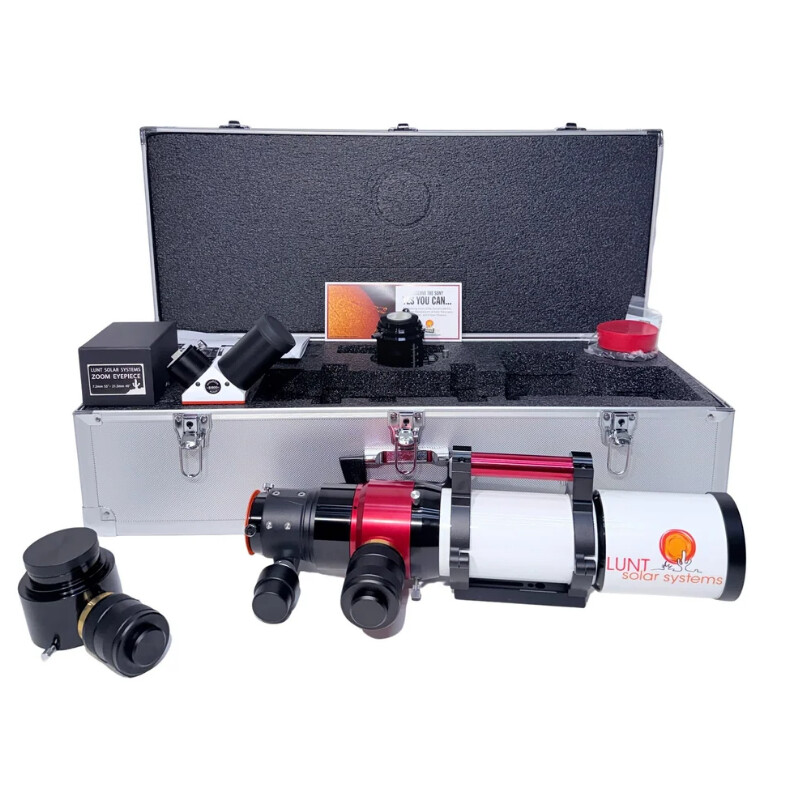 Lunt Solar Systems Solar telescope ST 80/560 LS80MT Ha B1800 PT DS Premium Kit