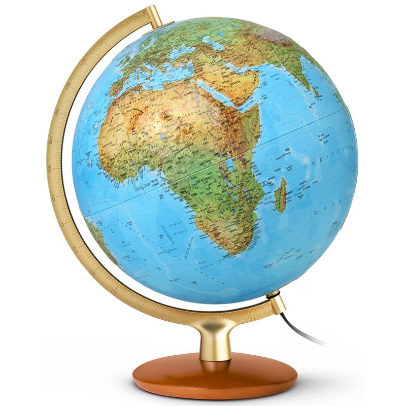 Räthgloben 1917 Raised relief globe FR 30 15