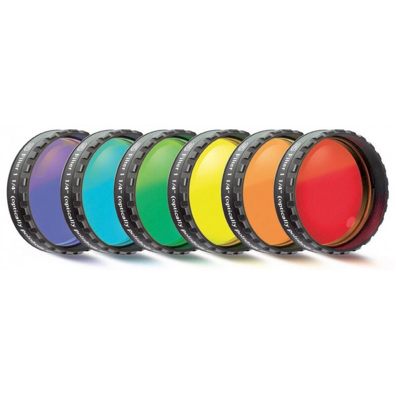 Baader Filters Eyepiece filter set 1 ¼ " - 6 colors (flat-optically polished)