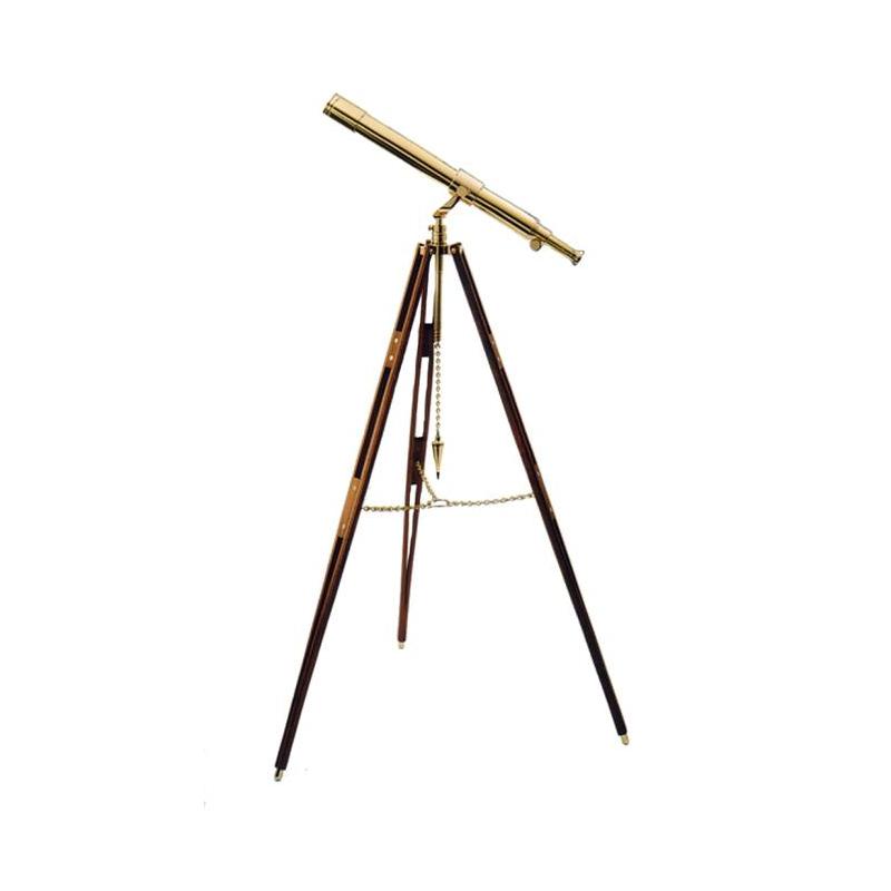 The Glass Eye Cape Cod Brass Tripod made of Oak