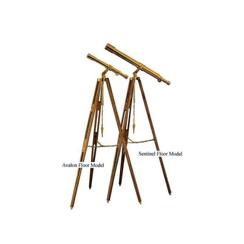 The Glass Eye Avalon All Brass Tripod made of Teak