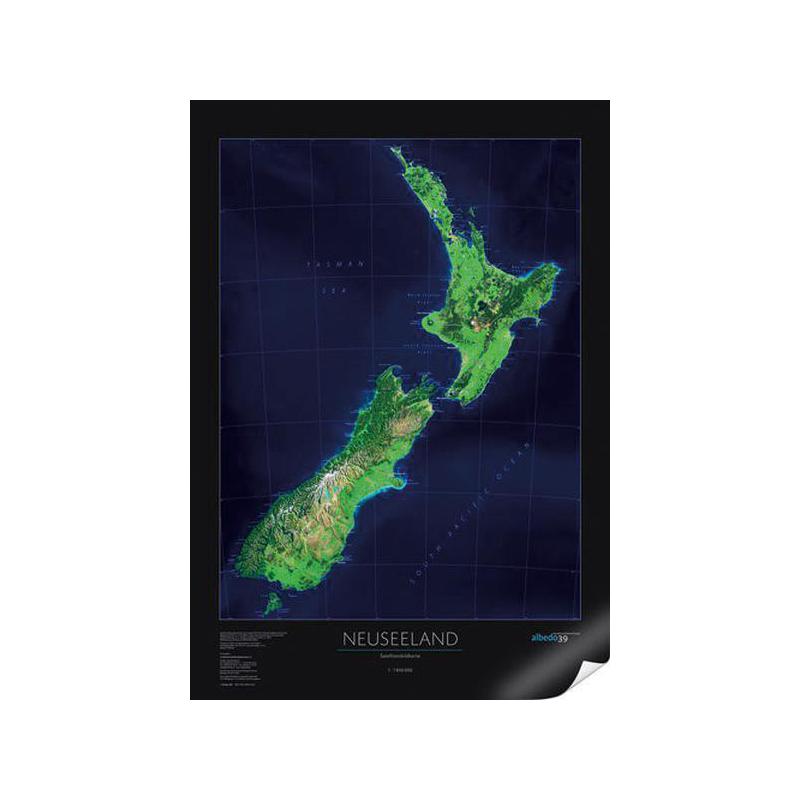 albedo 39 Map New Zealand