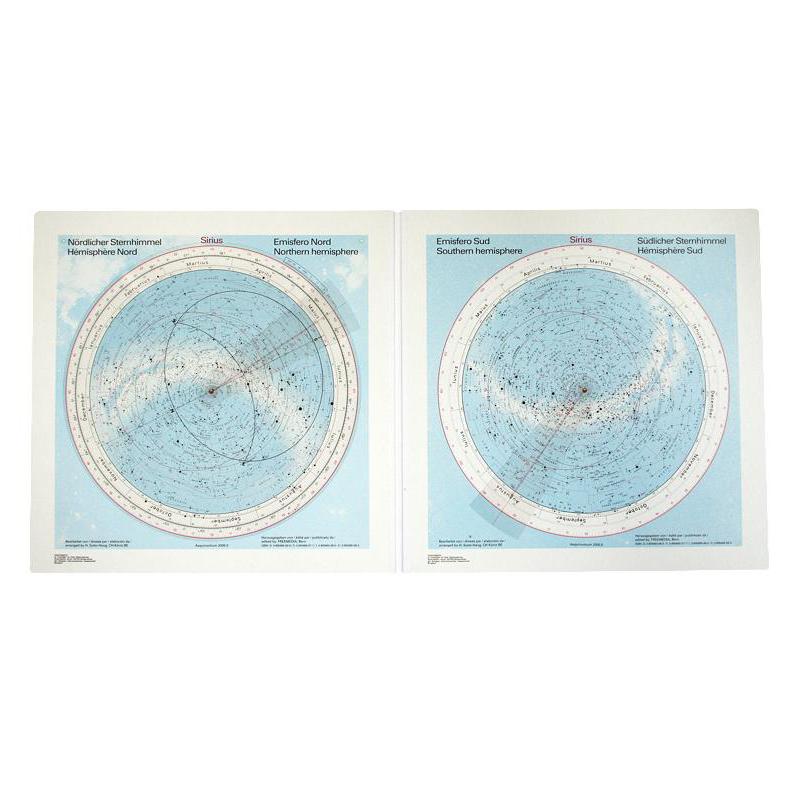 Freemedia Star chart Sirius Carta celeste, grande