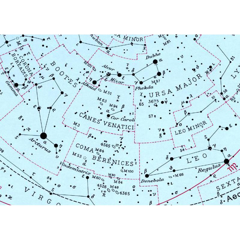 Freemedia Sirius star chart, large