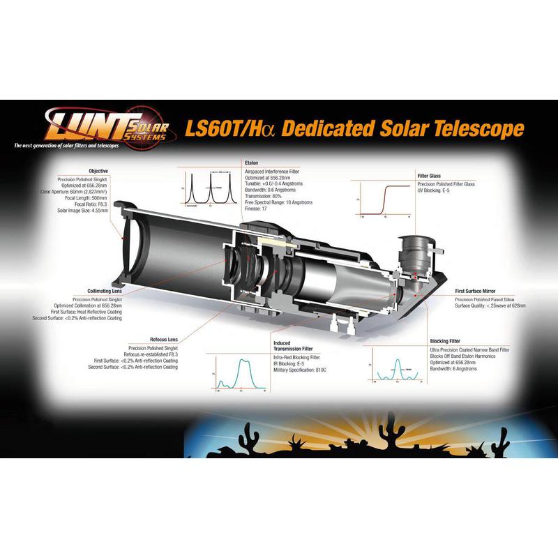 Lunt Solar Systems Solar telescope Lunt ST 60/500 LS60T Ha B1200 C OTA