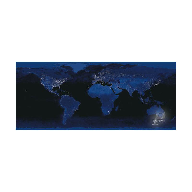 Palazzi Verlag Poster Canvas Print Earth at Night