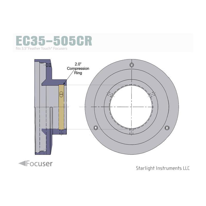 Starlight Instruments 3.5" end cap with compression ring