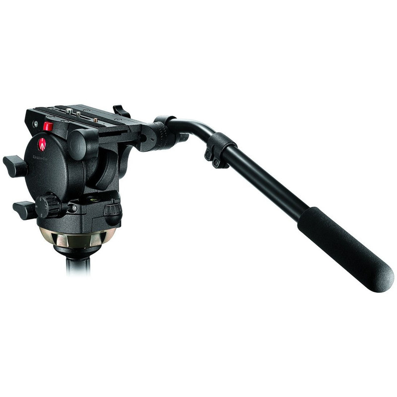 Manfrotto 526 pro fluid video tilt head with 100mm half ball and 357PLV