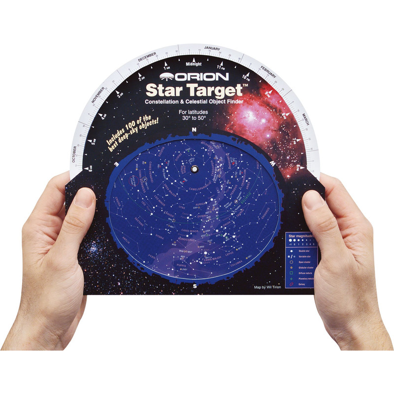 Orion Star Target Planisphere 30-50 degree north