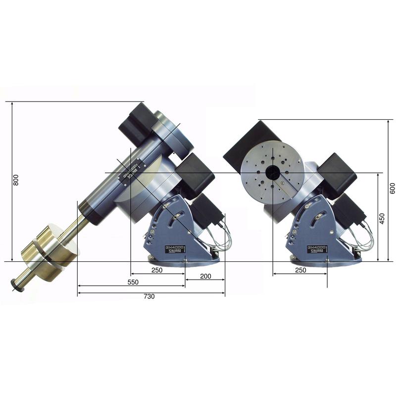 10 Micron GM 4000 QCI mount, static version