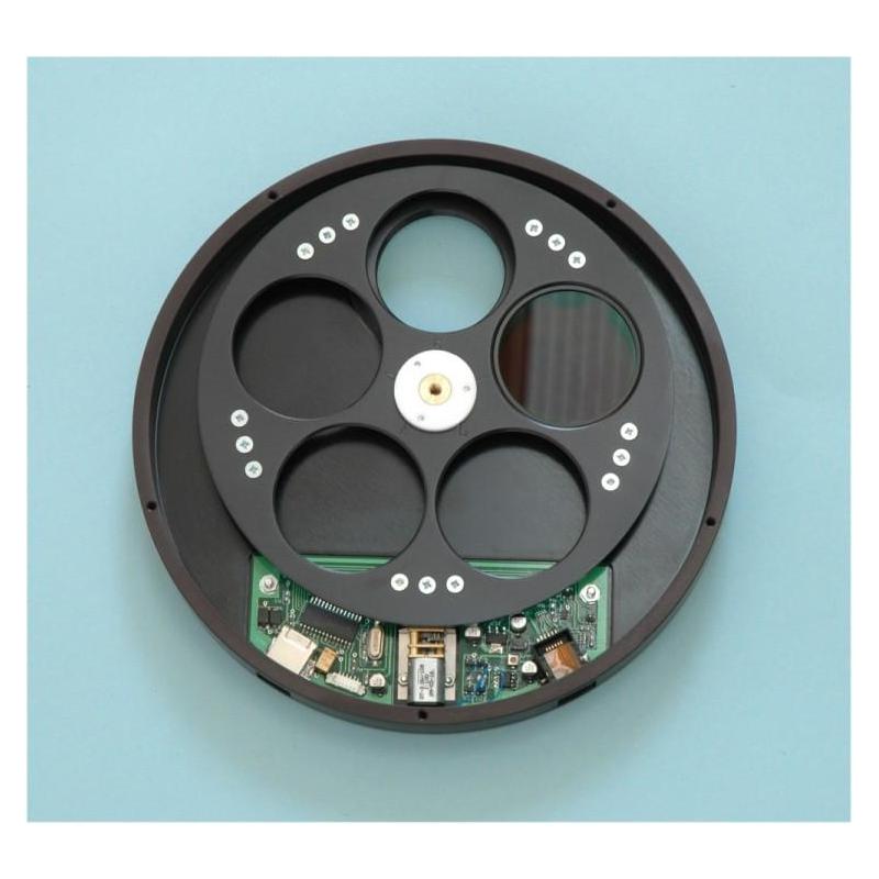 Starlight Xpress USB filter wheel for 5x 2" filters with 72mm connection (male) + T-connection (male)