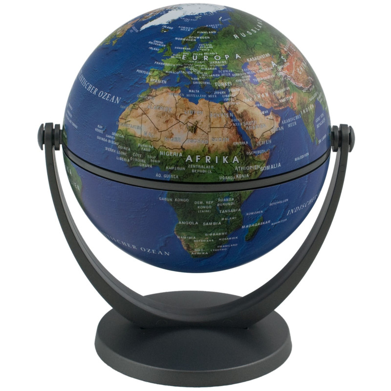 Stellanova Rotating swivel globe satellite with IQ quiz 10cm (German)