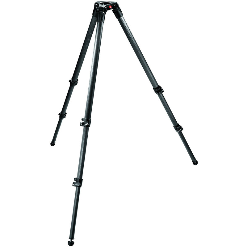 Manfrotto 535  MPRO video tripod with 75 mm half-shell , monotube, telescopic legs