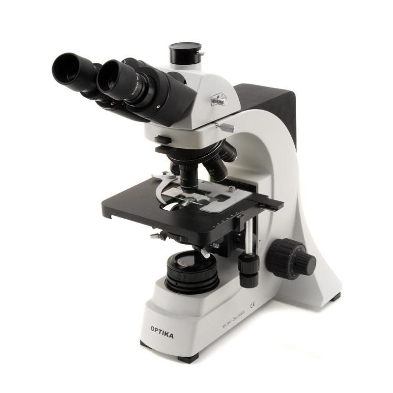 Optika B-500Tsp trinocular microscope, semi-plan achromatic, 4 - 100x