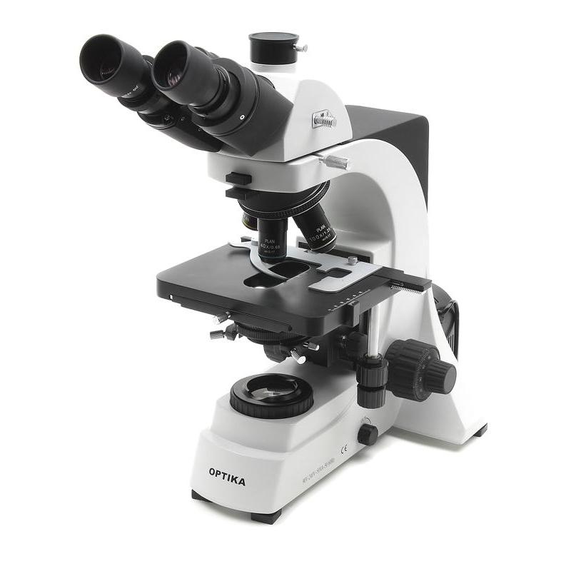 Optika B-600Ti trinocular microscope, 40 - 1000x, plan achromatic IOS objectives