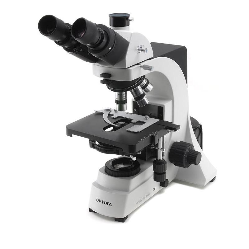 Optika B-600Tph, trinocular microscope, 100 - 1000x, plan achromatic phase contrast objectives