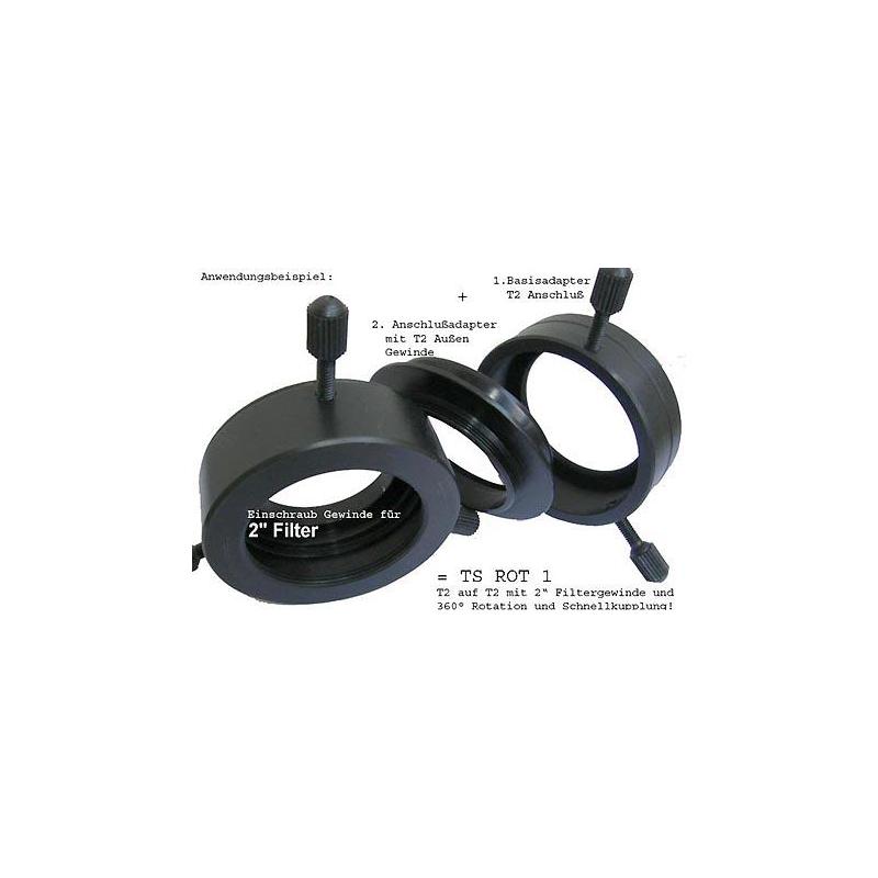 TS Optics Rotator Rotation system SC thread female (telescope side) on T2 male (camera side)