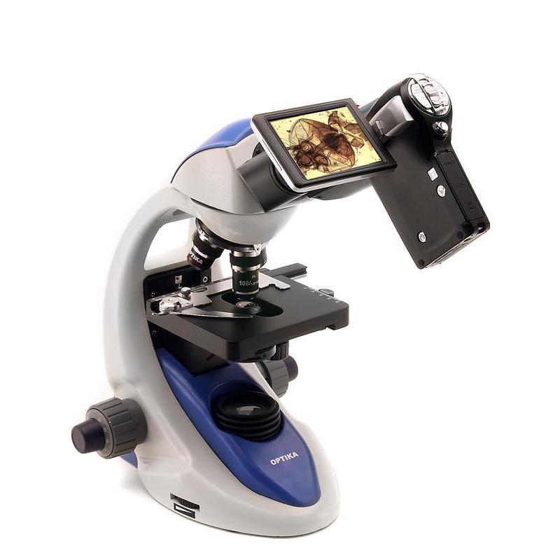 Optika 12MP digital camera with optical adapter and software