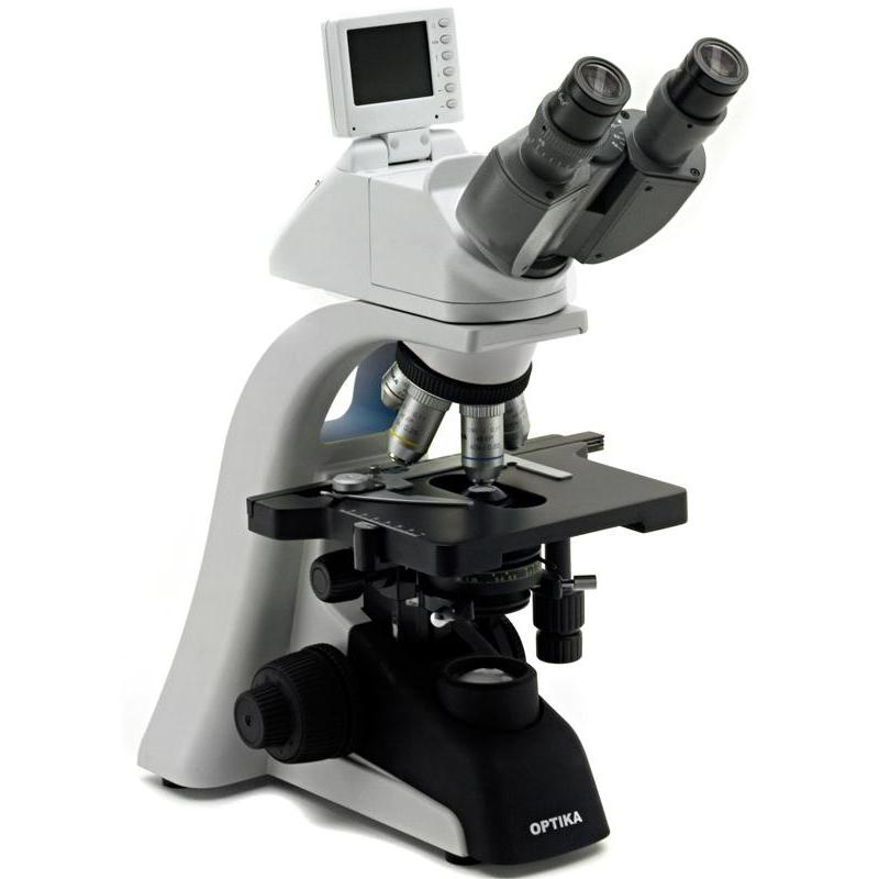 Optika Microscope DM-25 binocular, digital, 3 Mpixels with 2.5' LCD screen