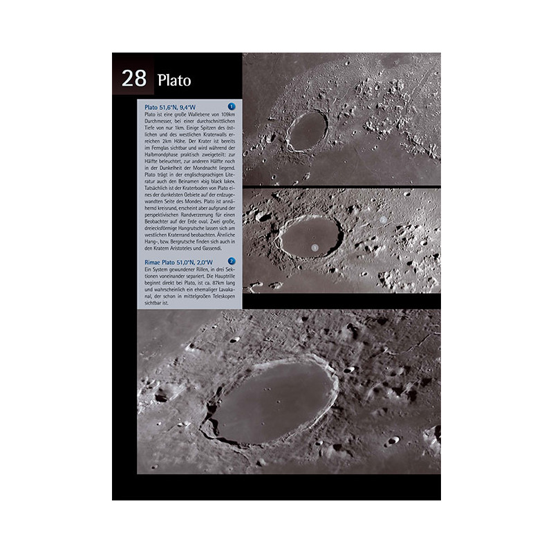 Oculum Verlag Photographic moon atlas, German