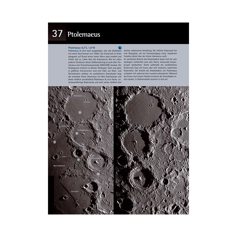 Oculum Verlag Photographic moon atlas, German