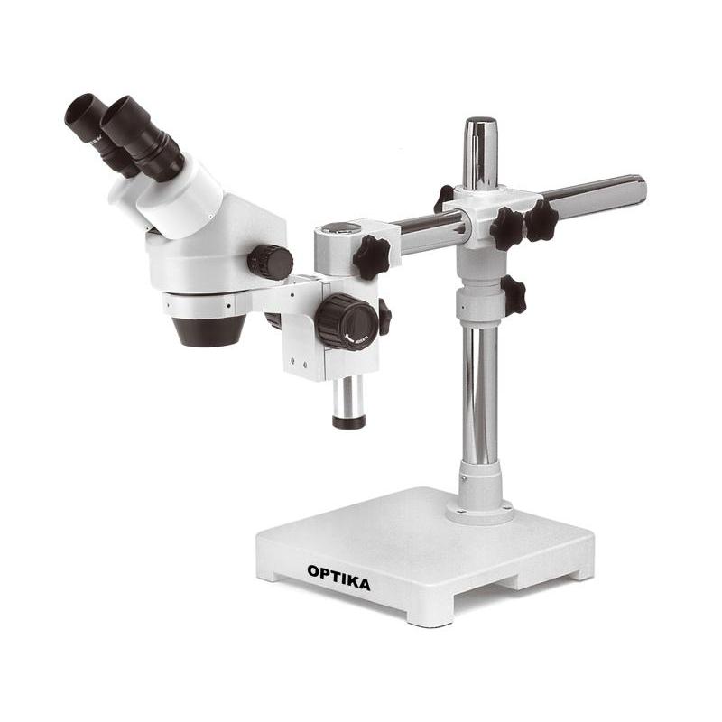 Optika Stereo zoom microscope SZM-3, binokular, 7x-45x, overhanging stable