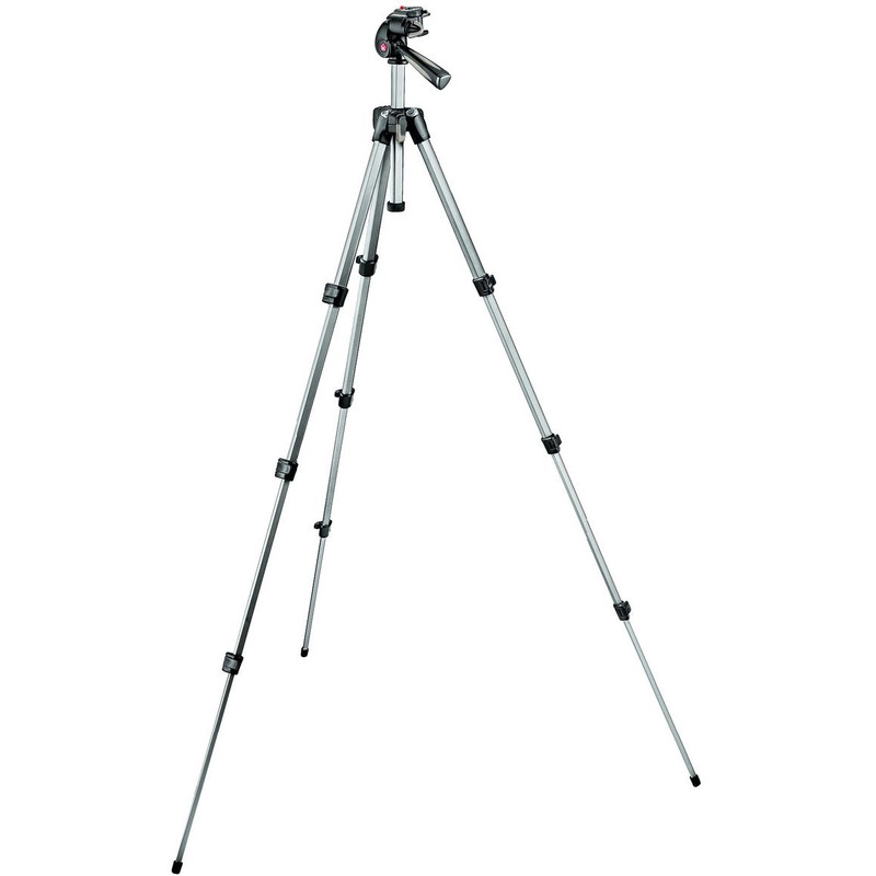 Manfrotto MK393-H Aluminium Dreibeinstativ mit 3-Wege-Neiger