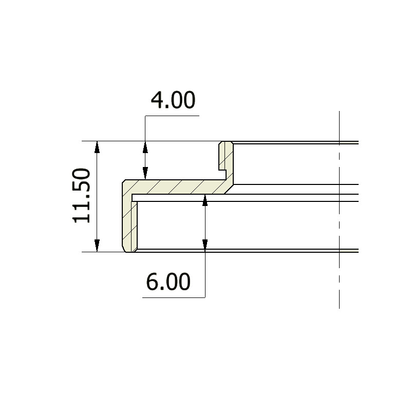 Omegon C-mount male to T2 adapter female