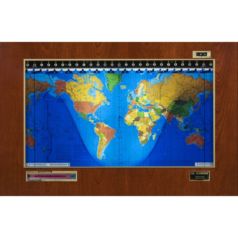 Geochron Original Kilburg in real cherry veneer gold bordered design