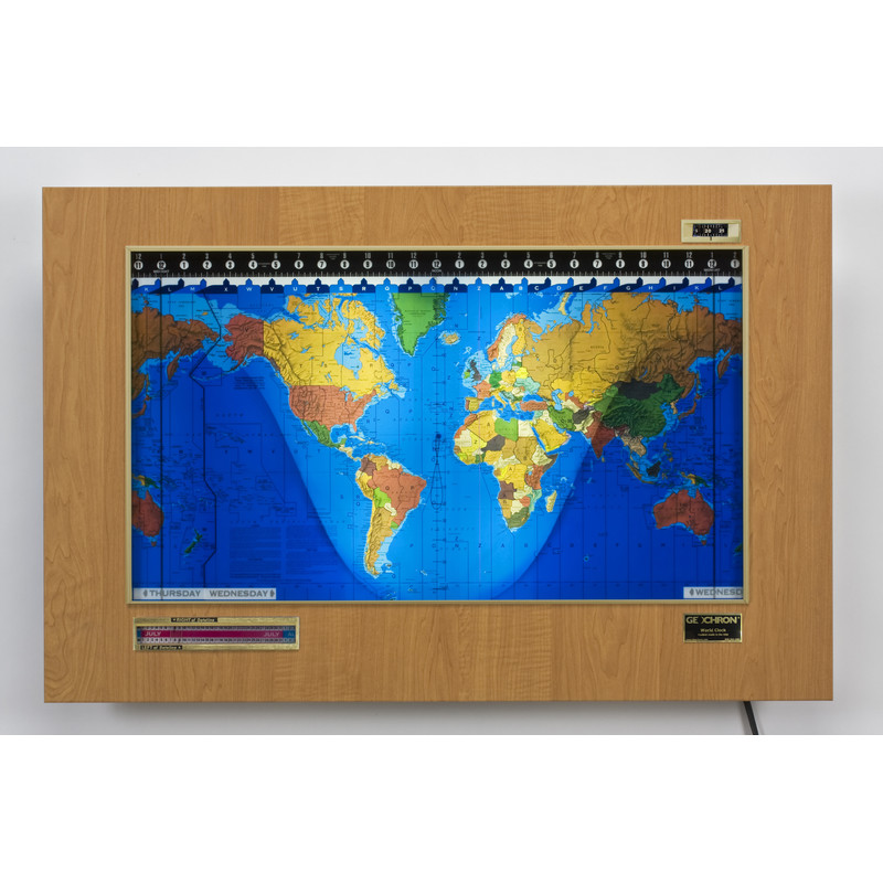 Geochron Original Kilburg in Russian maple plastic gold bordered design