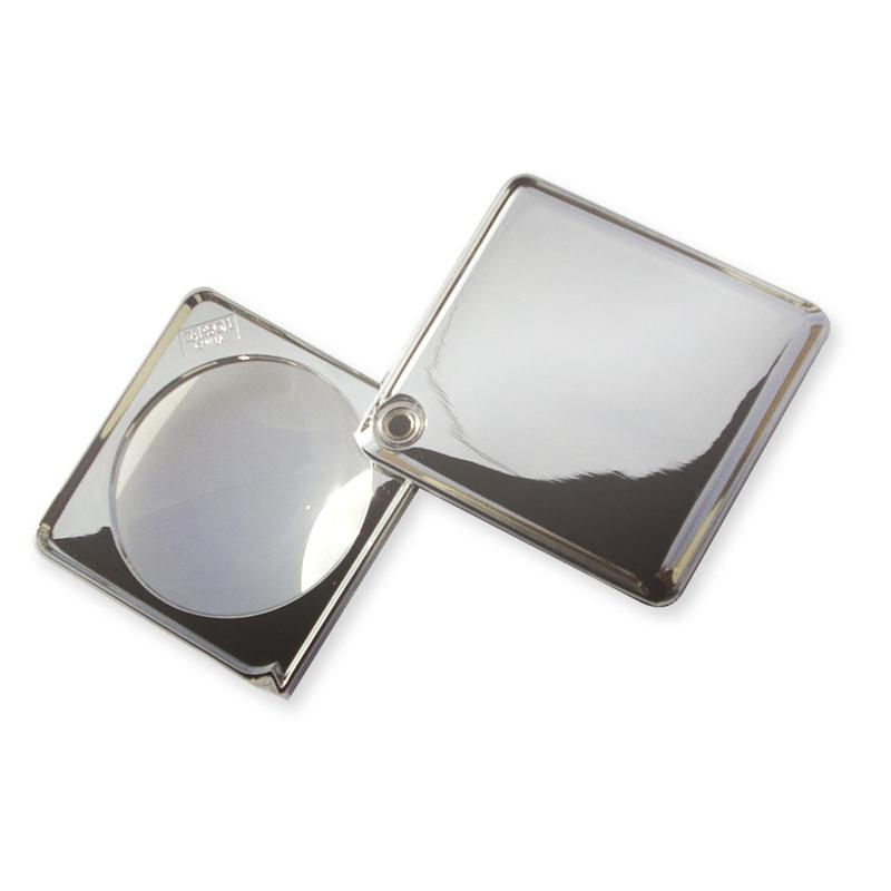 Carson Magnifying glass MagniFlip - Loupe 3x chromé