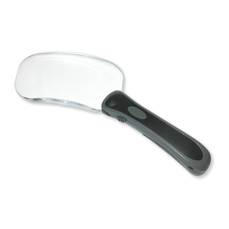 Carson RimFree 2X rimless LED illuminated magnifying glass