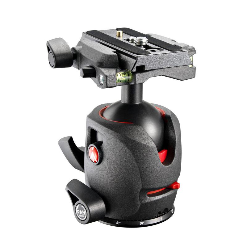 Manfrotto 055 tripod ball head with 501PL